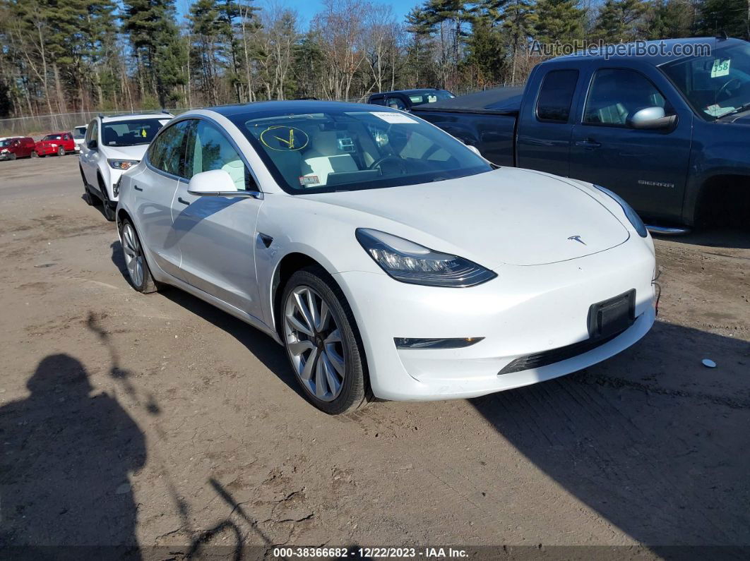 2019 Tesla Model 3 Long Range/performance Белый vin: 5YJ3E1EB2KF392546