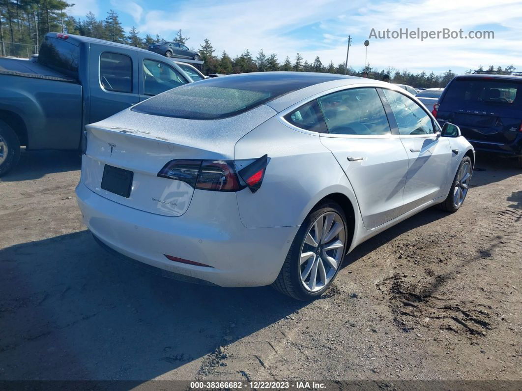 2019 Tesla Model 3 Long Range/performance Белый vin: 5YJ3E1EB2KF392546