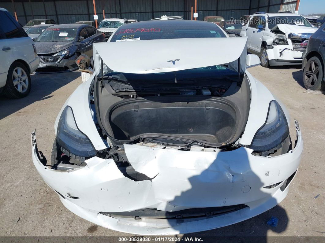 2019 Tesla Model 3 Long Range/performance White vin: 5YJ3E1EB2KF433340