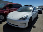 2019 Tesla Model 3  White vin: 5YJ3E1EB2KF433483