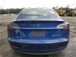 2019 Tesla Model 3  Синий vin: 5YJ3E1EB2KF454382