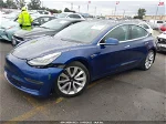 2019 Tesla Model 3 Performance/long Range Синий vin: 5YJ3E1EB2KF497474