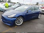 2019 Tesla Model 3 Performance/long Range Blue vin: 5YJ3E1EB2KF497474