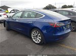 2019 Tesla Model 3 Performance/long Range Синий vin: 5YJ3E1EB2KF497474
