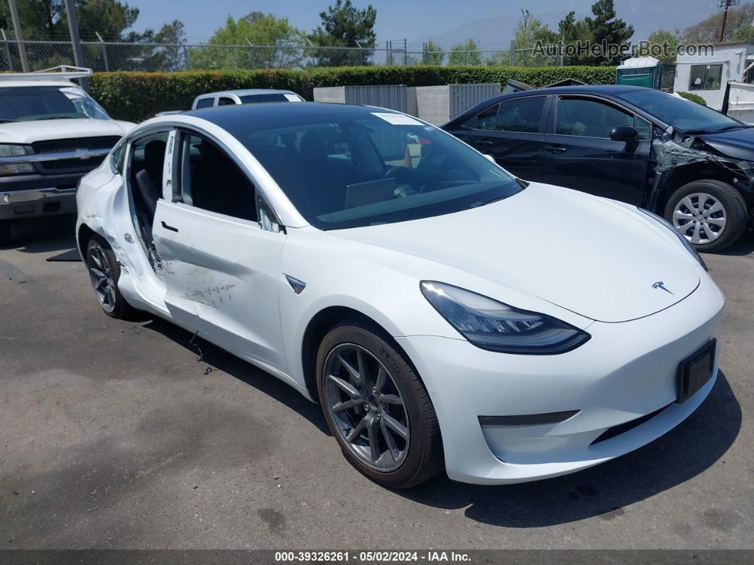 2019 Tesla Model 3 Long Range/performance White vin: 5YJ3E1EB2KF511518