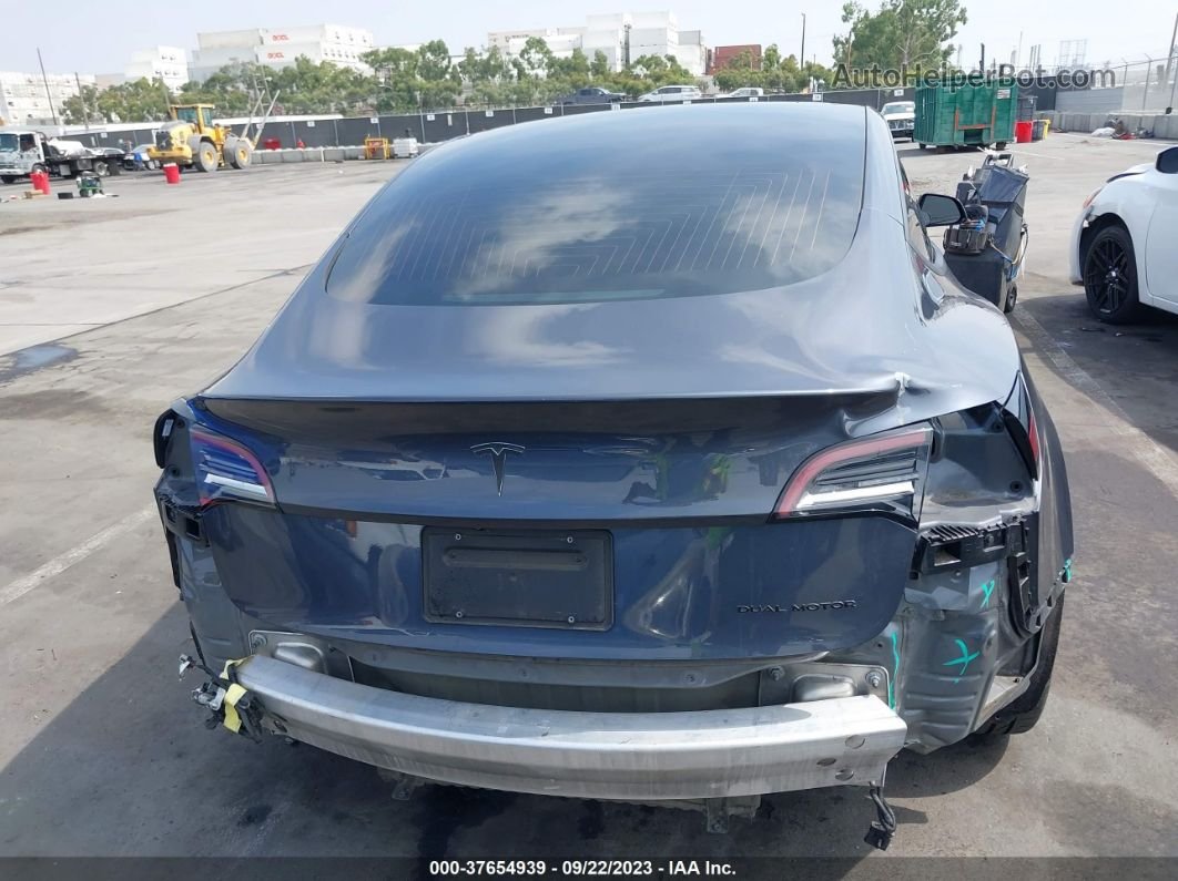 2019 Tesla Model 3 Long Range/performance Gray vin: 5YJ3E1EB2KF535219