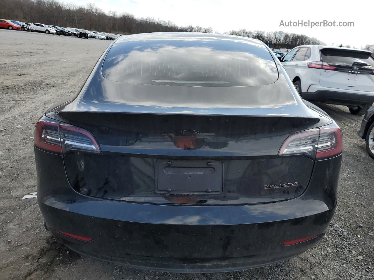 2020 Tesla Model 3  Black vin: 5YJ3E1EB2LF600961