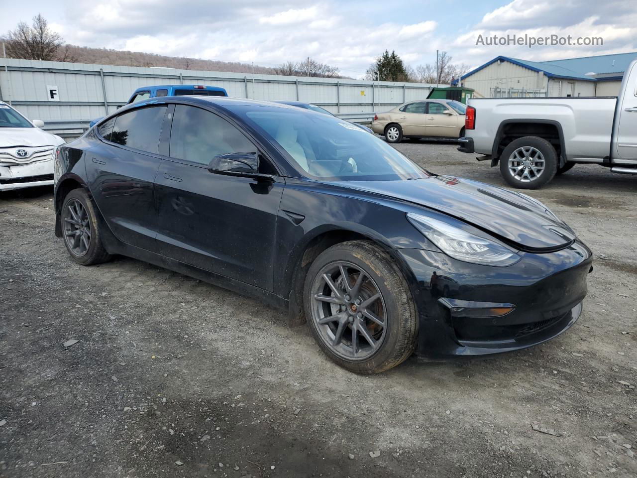 2020 Tesla Model 3  Black vin: 5YJ3E1EB2LF600961