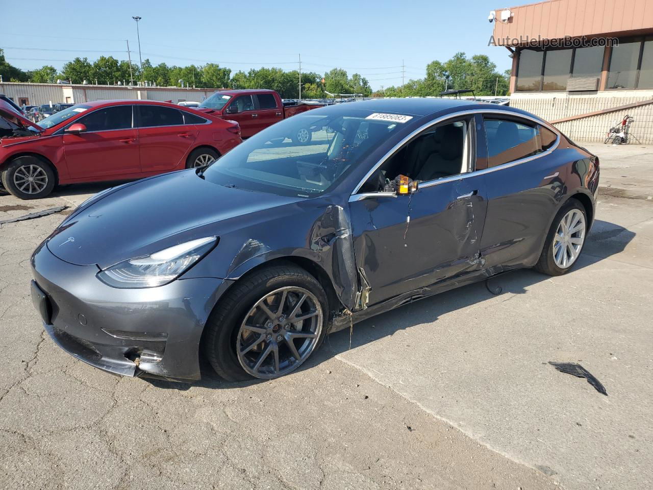 2020 Tesla Model 3  Charcoal vin: 5YJ3E1EB2LF616643