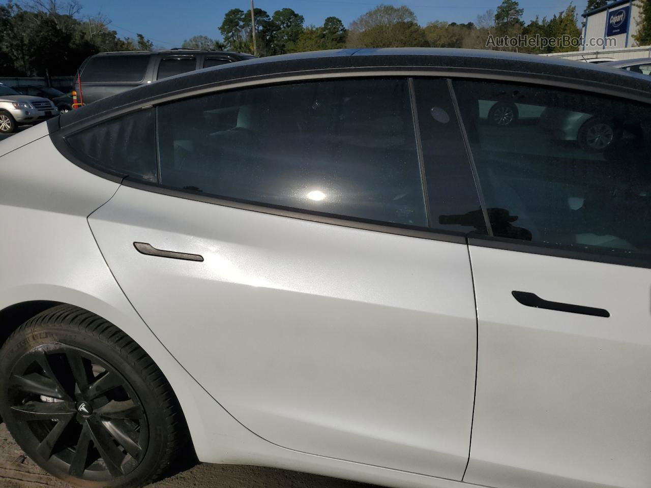 2020 Tesla Model 3  White vin: 5YJ3E1EB2LF622085