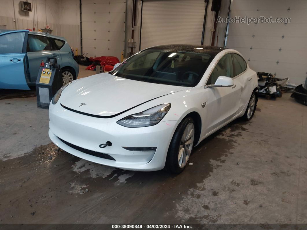 2020 Tesla Model 3 Long Range Dual Motor All-wheel Drive White vin: 5YJ3E1EB2LF638447