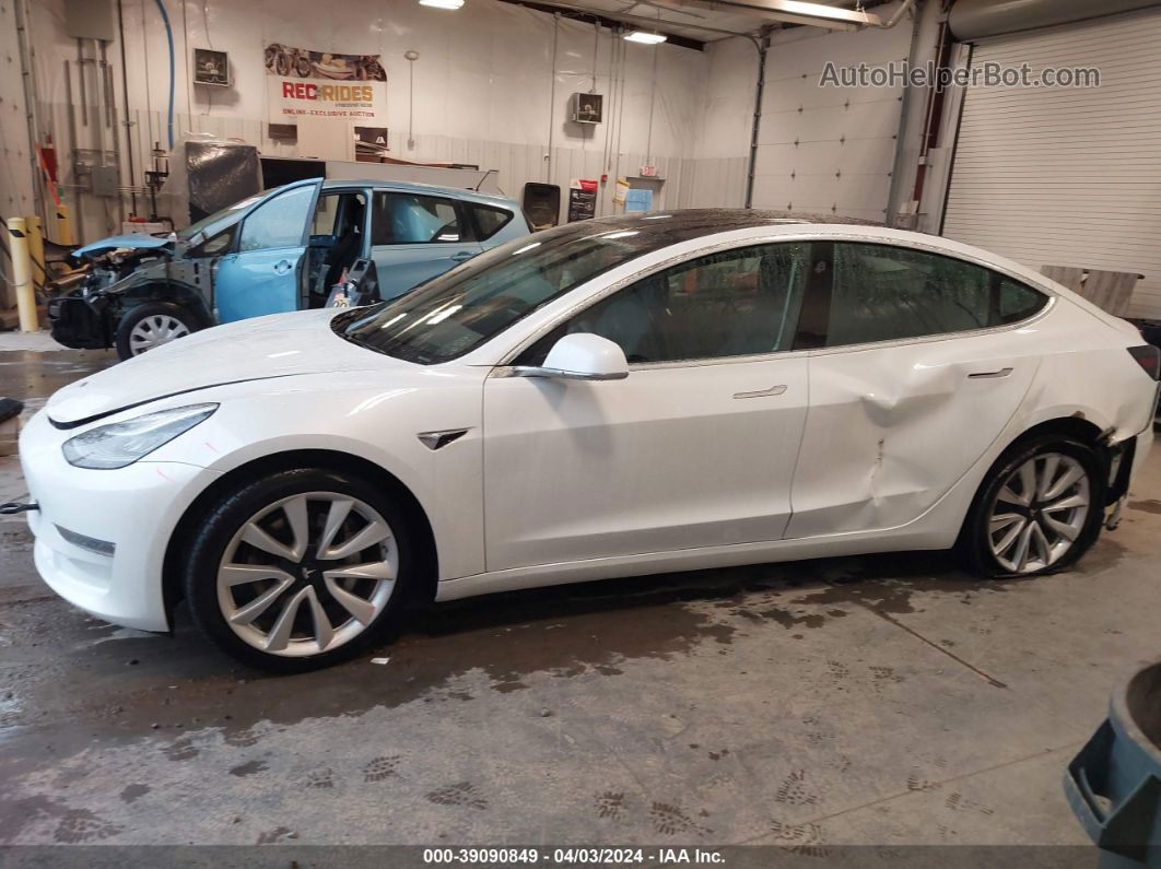 2020 Tesla Model 3 Long Range Dual Motor All-wheel Drive White vin: 5YJ3E1EB2LF638447