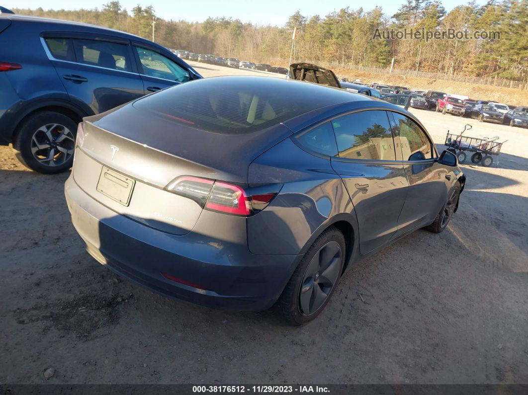 2020 Tesla Model 3 Long Range Dual Motor All-wheel Drive Gray vin: 5YJ3E1EB2LF663560