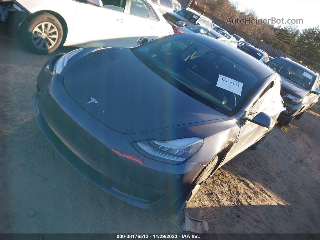 2020 Tesla Model 3 Long Range Dual Motor All-wheel Drive Gray vin: 5YJ3E1EB2LF663560