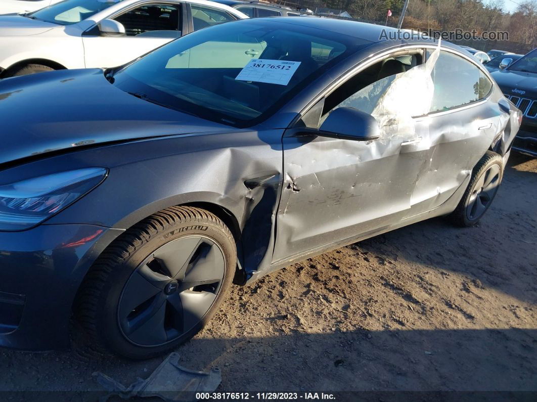 2020 Tesla Model 3 Long Range Dual Motor All-wheel Drive Gray vin: 5YJ3E1EB2LF663560