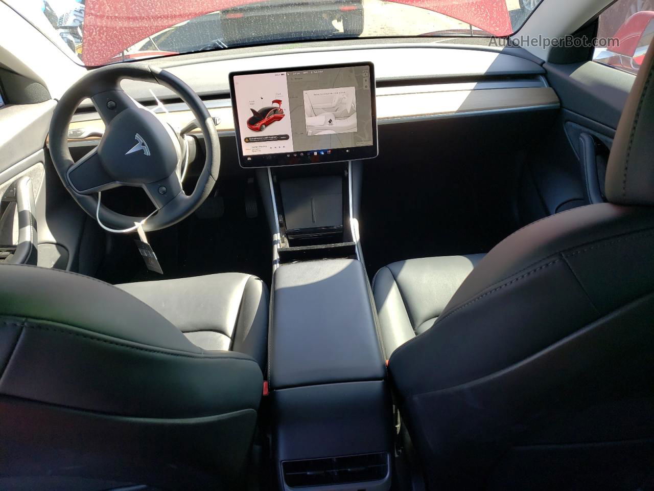 2020 Tesla Model 3  Red vin: 5YJ3E1EB2LF712093