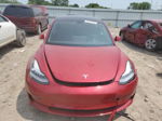 2020 Tesla Model 3  Red vin: 5YJ3E1EB2LF790972