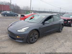 2021 Tesla Model 3 Long Range Dual Motor All-wheel Drive Gray vin: 5YJ3E1EB2MF034818