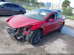 2021 Tesla Model 3 Long Range Красный vin: 5YJ3E1EB2MF035547