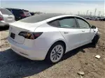 2021 Tesla Model 3  White vin: 5YJ3E1EB2MF043969