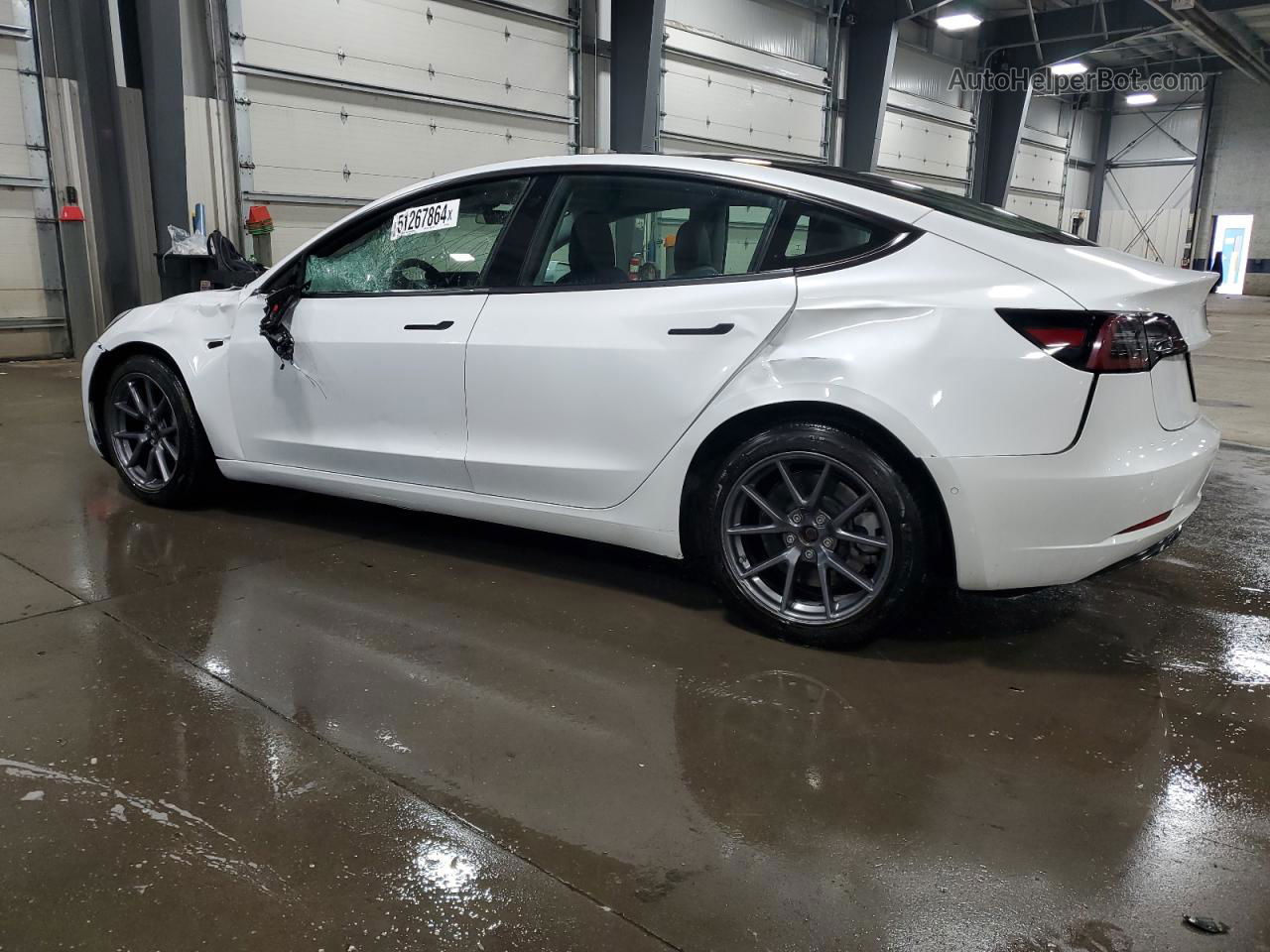 2021 Tesla Model 3  Белый vin: 5YJ3E1EB2MF044104