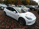2021 Tesla Model 3 Long Range Dual Motor All-wheel Drive White vin: 5YJ3E1EB2MF050386