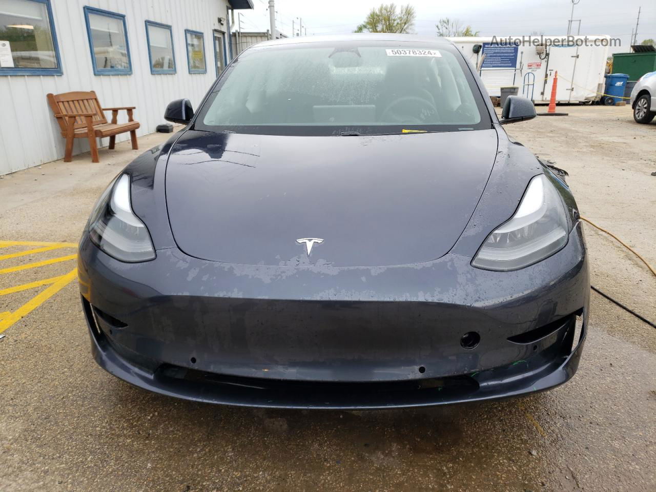 2021 Tesla Model 3  Gray vin: 5YJ3E1EB2MF054616