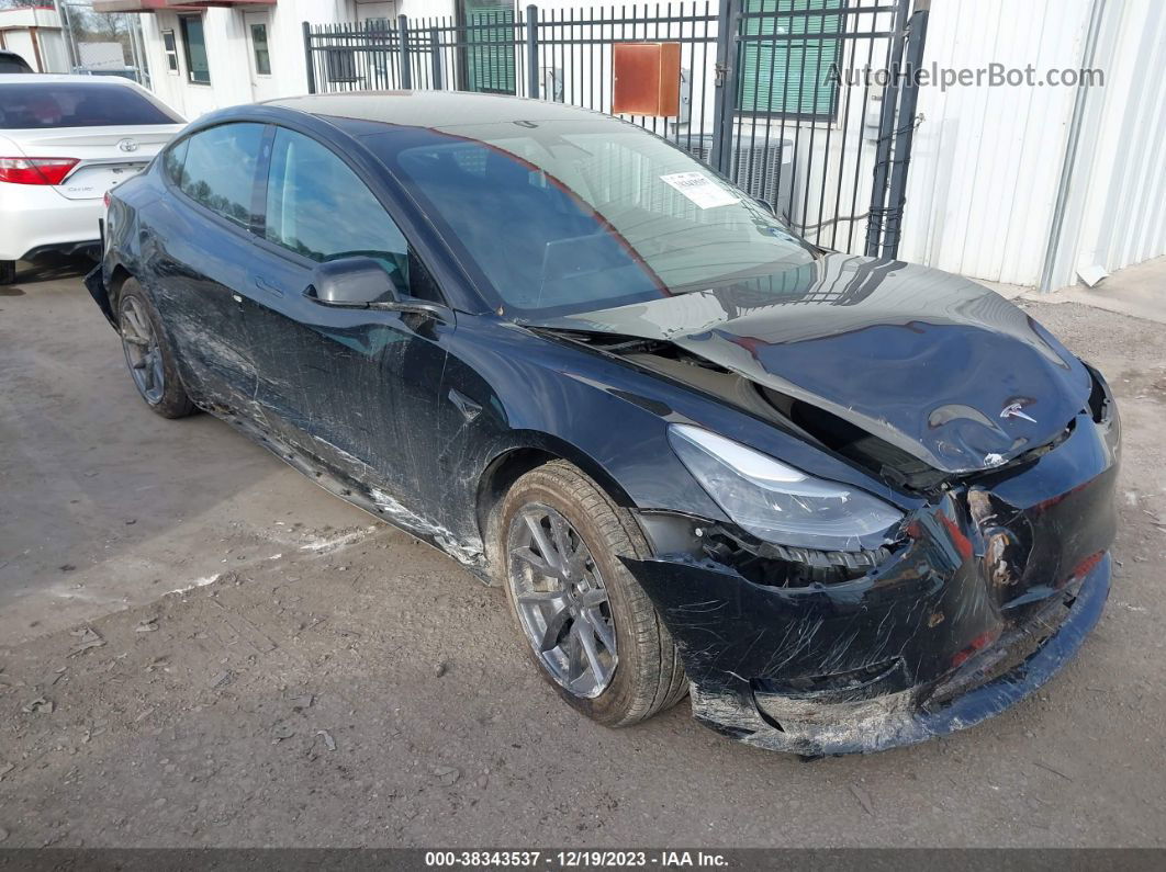 2021 Tesla Model 3 Long Range Dual Motor All-wheel Drive Черный vin: 5YJ3E1EB2MF085395