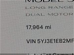 2021 Tesla Model 3 Long Range White vin: 5YJ3E1EB2MF094338