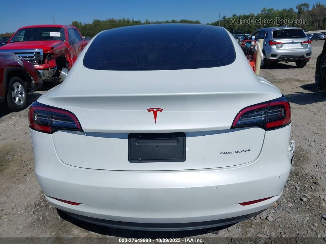 2021 Tesla Model 3 Long Range Белый vin: 5YJ3E1EB2MF094338