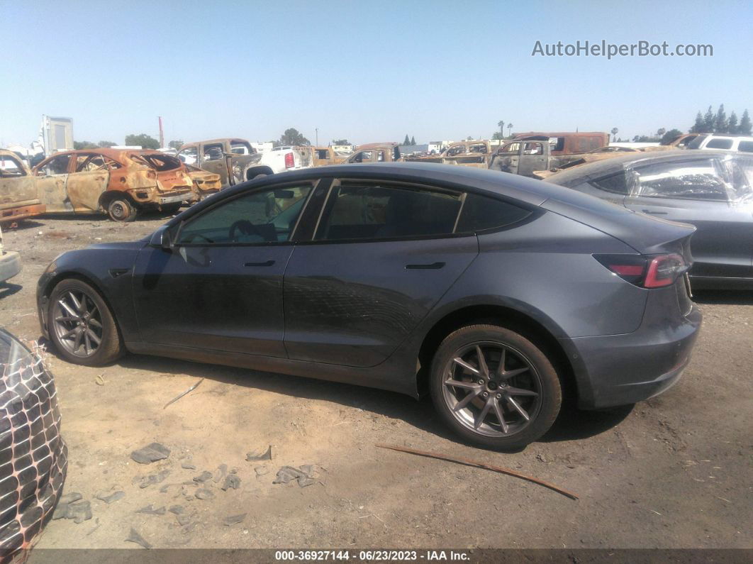 2021 Tesla Model 3 Long Range Серый vin: 5YJ3E1EB2MF875604