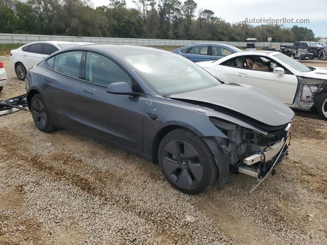 2021 Tesla Model 3  Charcoal vin: 5YJ3E1EB2MF902557