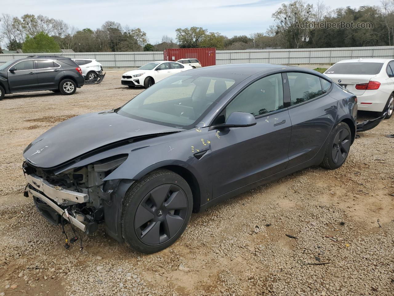 2021 Tesla Model 3  Charcoal vin: 5YJ3E1EB2MF902557