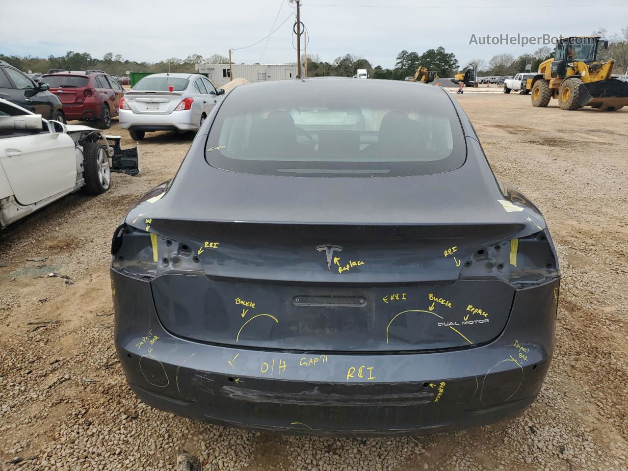 2021 Tesla Model 3  Charcoal vin: 5YJ3E1EB2MF902557