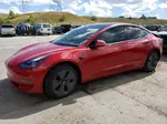 2022 Tesla Model 3  Red vin: 5YJ3E1EB2NF117263