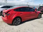 2022 Tesla Model 3  Red vin: 5YJ3E1EB2NF117263