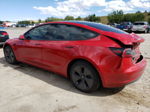 2022 Tesla Model 3  Red vin: 5YJ3E1EB2NF117263