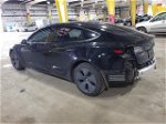 2022 Tesla Model 3  Black vin: 5YJ3E1EB2NF127050