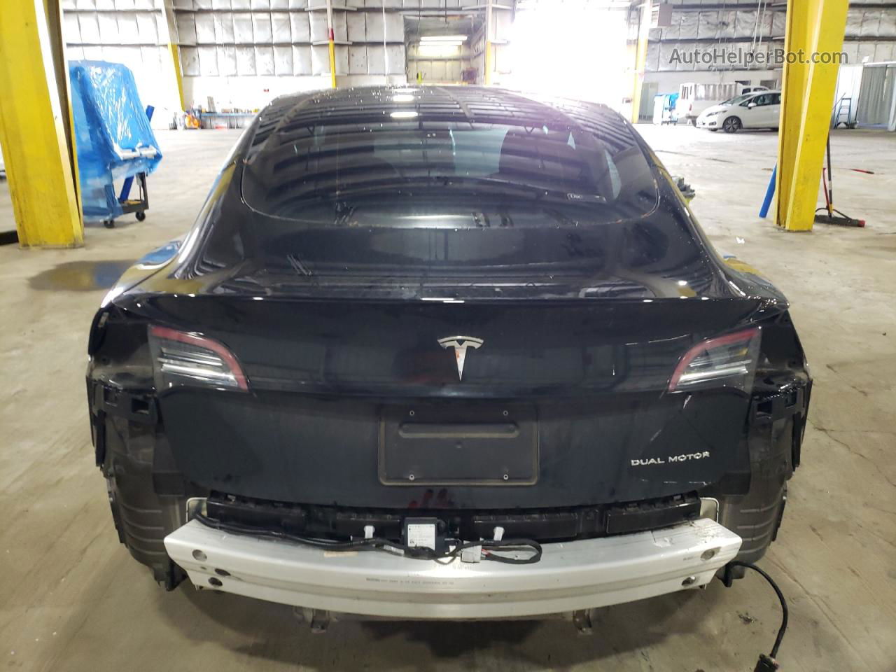 2022 Tesla Model 3  Черный vin: 5YJ3E1EB2NF127050