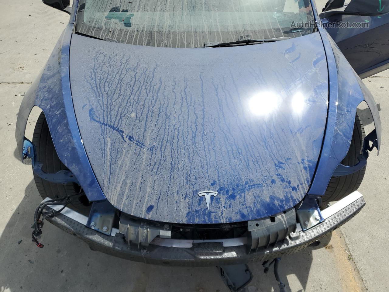 2022 Tesla Model 3  Blue vin: 5YJ3E1EB2NF261413