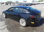 2022 Tesla Model 3  Black vin: 5YJ3E1EB2NF296212