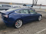 2018 Tesla Model 3  Blue vin: 5YJ3E1EB3JF055737