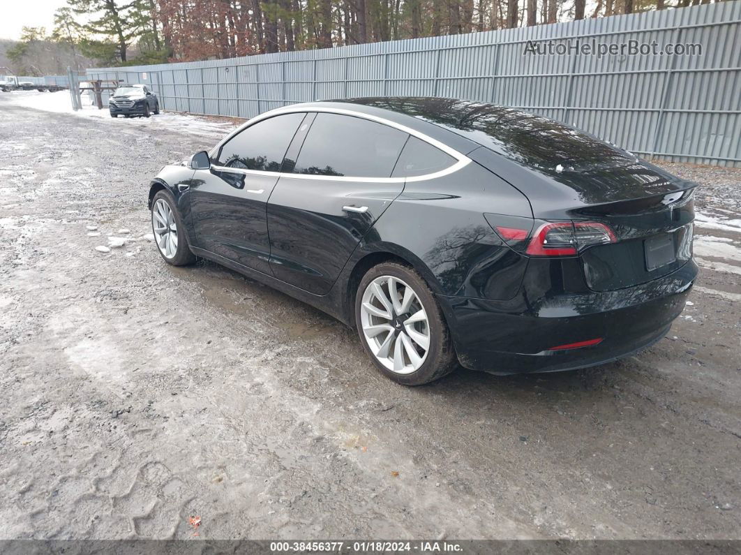 2018 Tesla Model 3 Long Range/performance Black vin: 5YJ3E1EB3JF071307