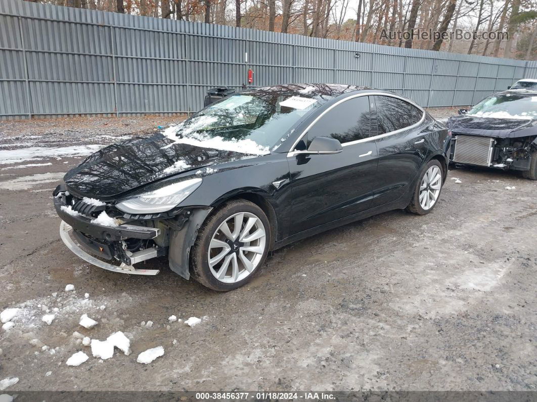 2018 Tesla Model 3 Long Range/performance Black vin: 5YJ3E1EB3JF071307