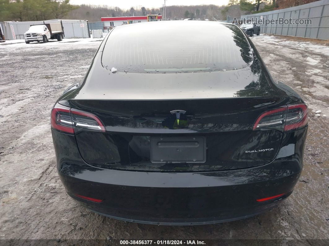 2018 Tesla Model 3 Long Range/performance Black vin: 5YJ3E1EB3JF071307