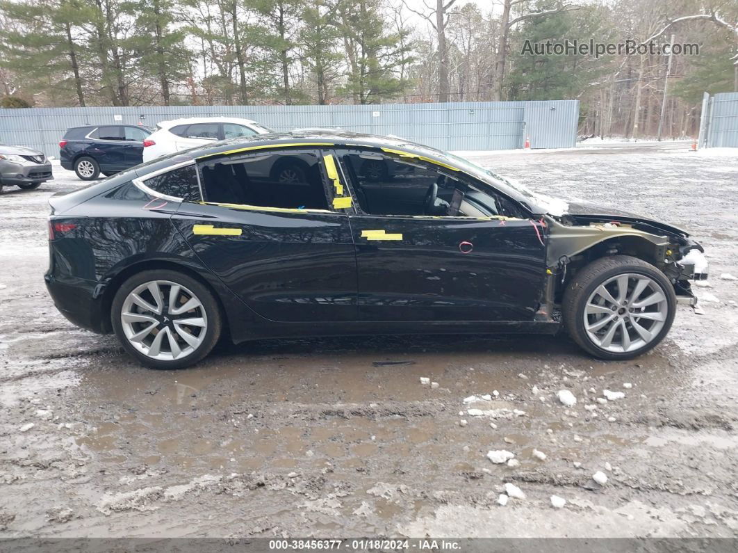 2018 Tesla Model 3 Long Range/performance Black vin: 5YJ3E1EB3JF071307