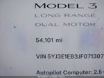 2018 Tesla Model 3 Long Range/performance Черный vin: 5YJ3E1EB3JF071307