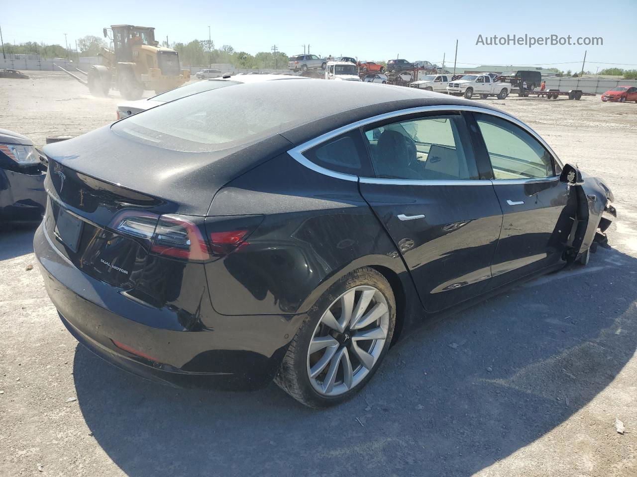 2018 Tesla Model 3  Gray vin: 5YJ3E1EB3JF071520