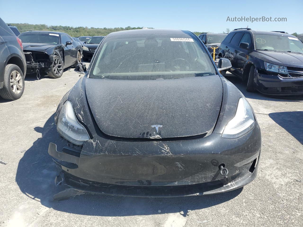 2018 Tesla Model 3  Gray vin: 5YJ3E1EB3JF071520