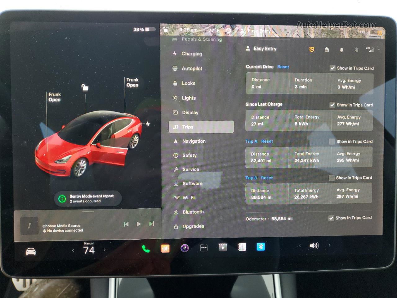 2018 Tesla Model 3  Red vin: 5YJ3E1EB3JF083778